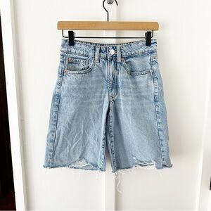 GARAGE slouchy denim shorts